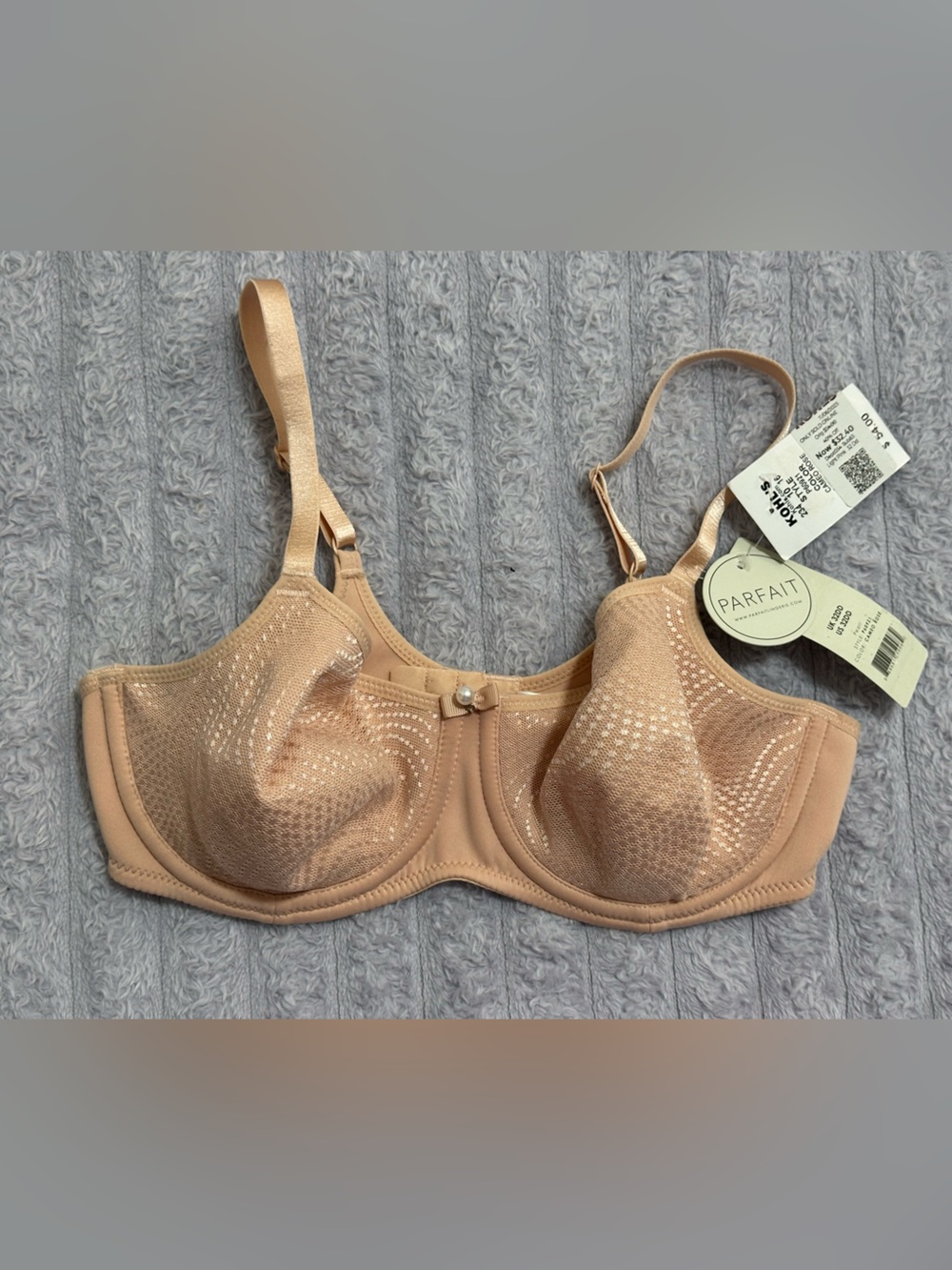 Parfait Full-Coverage Unlined Underwire Bra - Nude